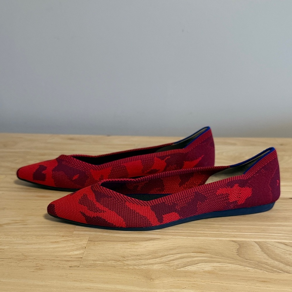 Rothy's Red and Purple Women's Flats